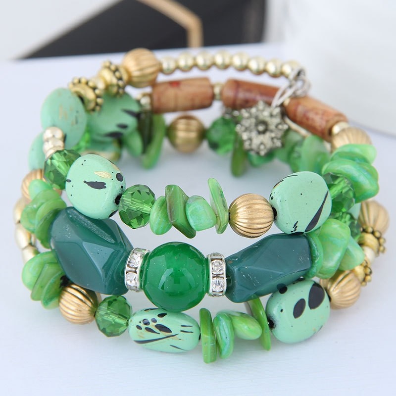 Fashion Beaded Multi-Layer Wrap Bracelet