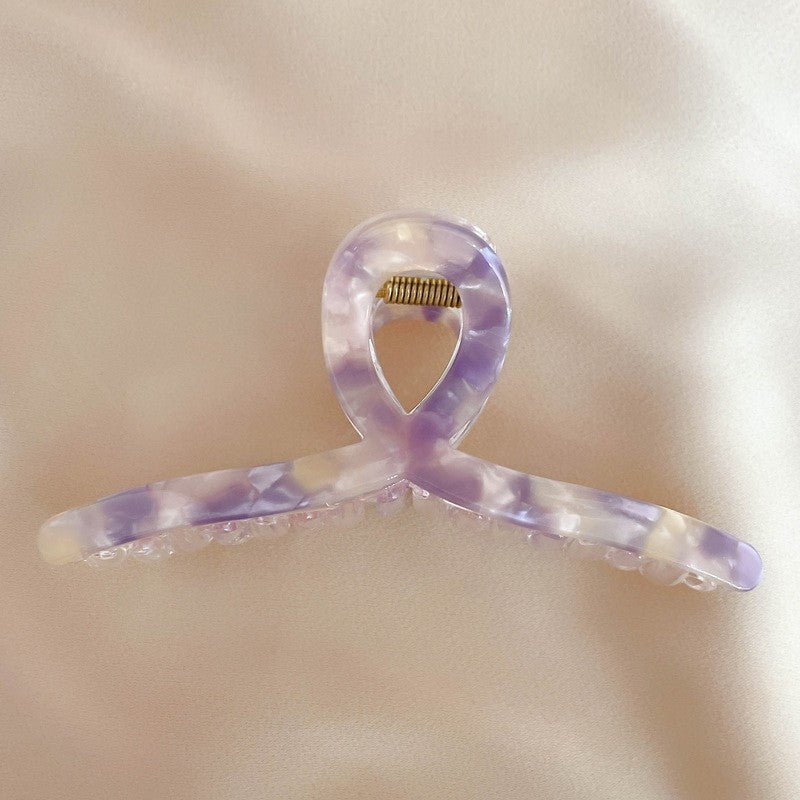 Fashion Marble Acetate Hair Claw Clip