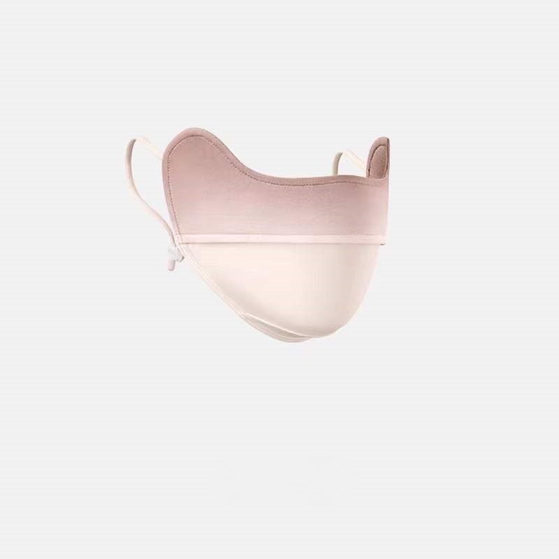 Solid Color Breathable Sun Protection Face Mask