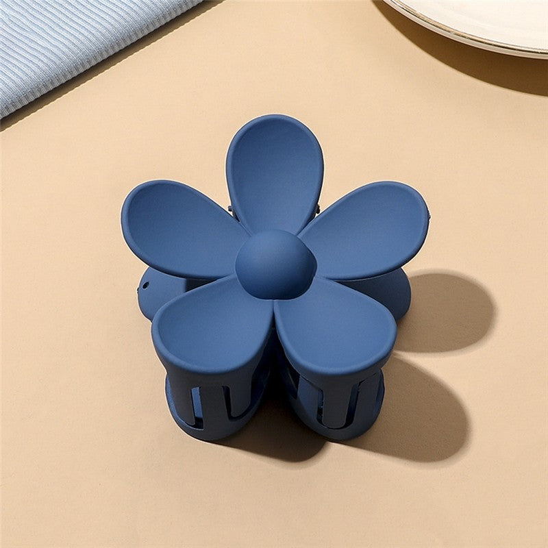 Matte Blue Multi Shape Claw Clip