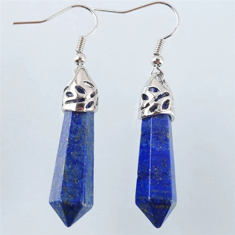 Hexagonal Stud Earrings Fashion