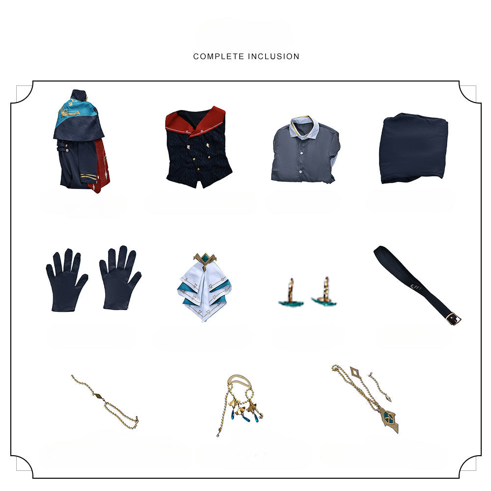 Genshin Impact Kaveh KFC Collab Cosplay Costume