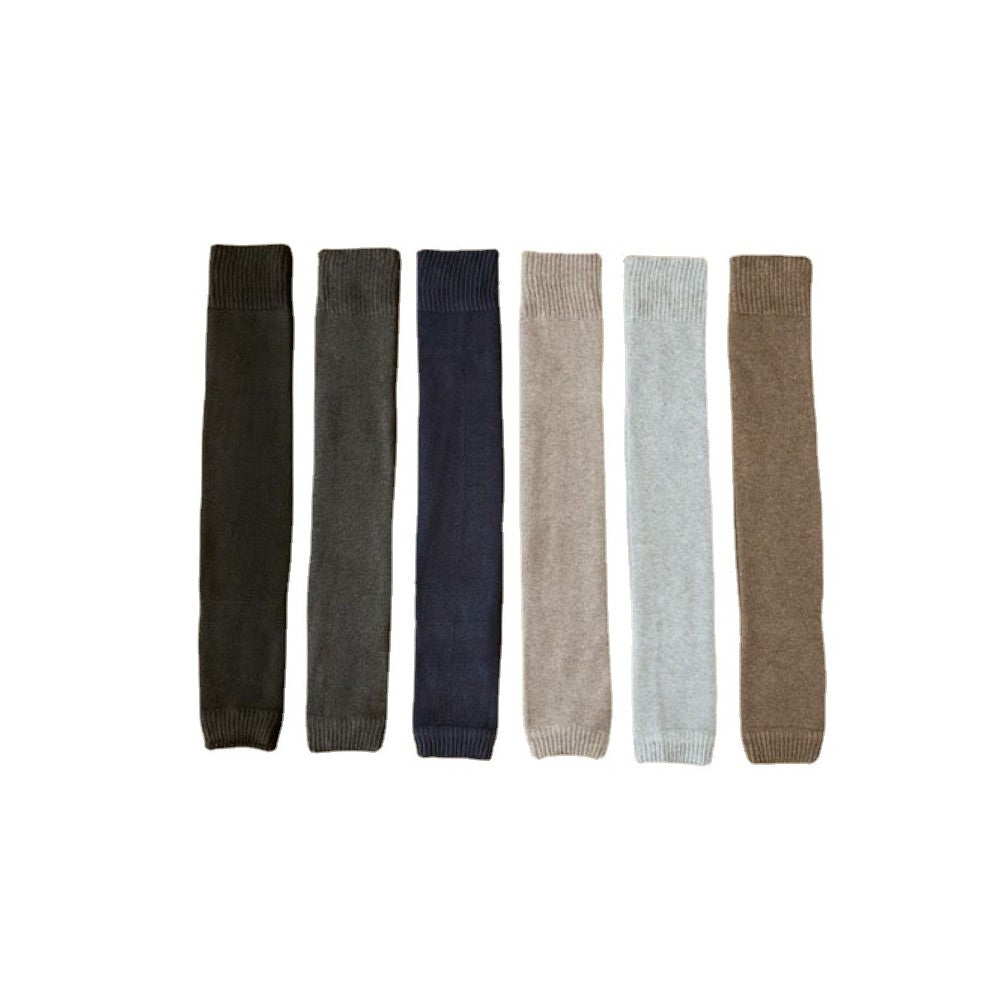 Solid Color Leg Knee Warmers Knitted Socks