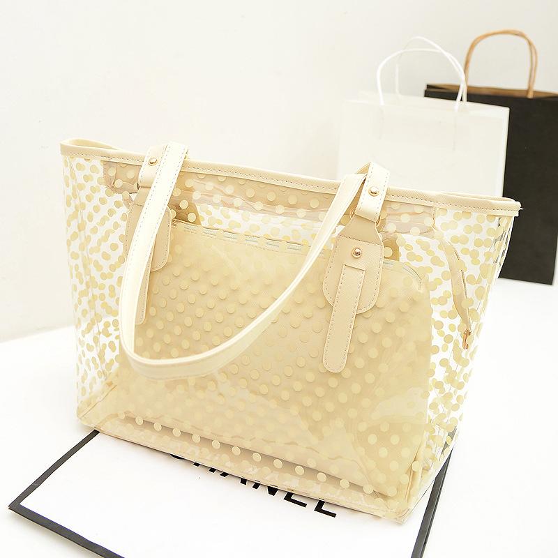 Summer See Through Jelly Handbags 2pcs/Set-STYLEGOING