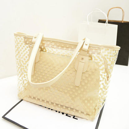 Summer See Through Jelly Handbags 2pcs/Set-STYLEGOING
