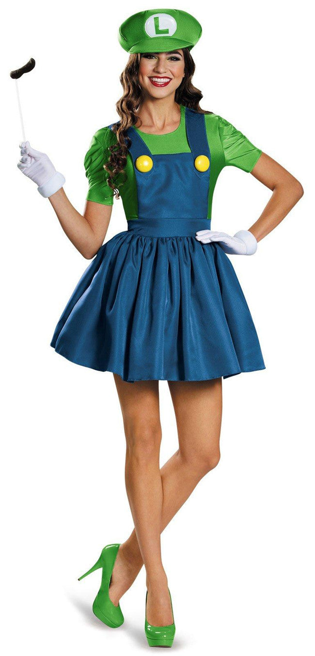 Halloween Women's Adult Mario Costume