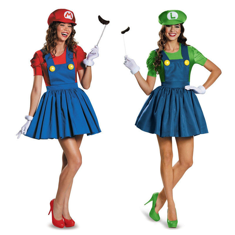 Halloween Women's Adult Mario Costume