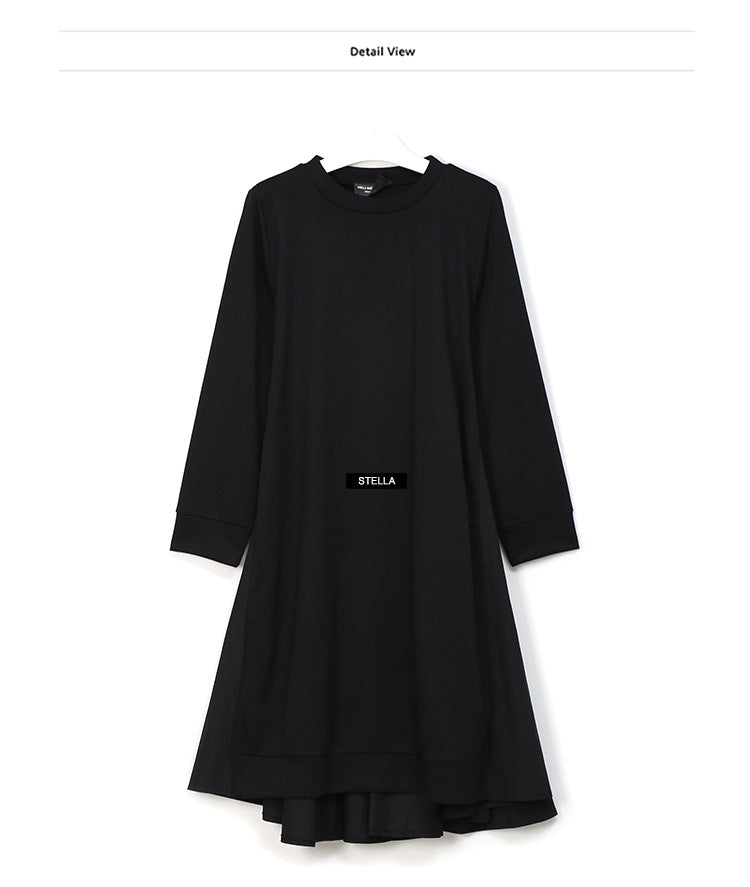 Back Designed Fall Black Dresses-Dresses-Black-One Size-Free Shipping at meselling99