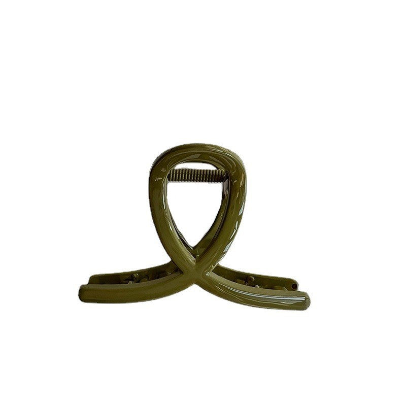 Morandi Color Loop Hair Claw Clip