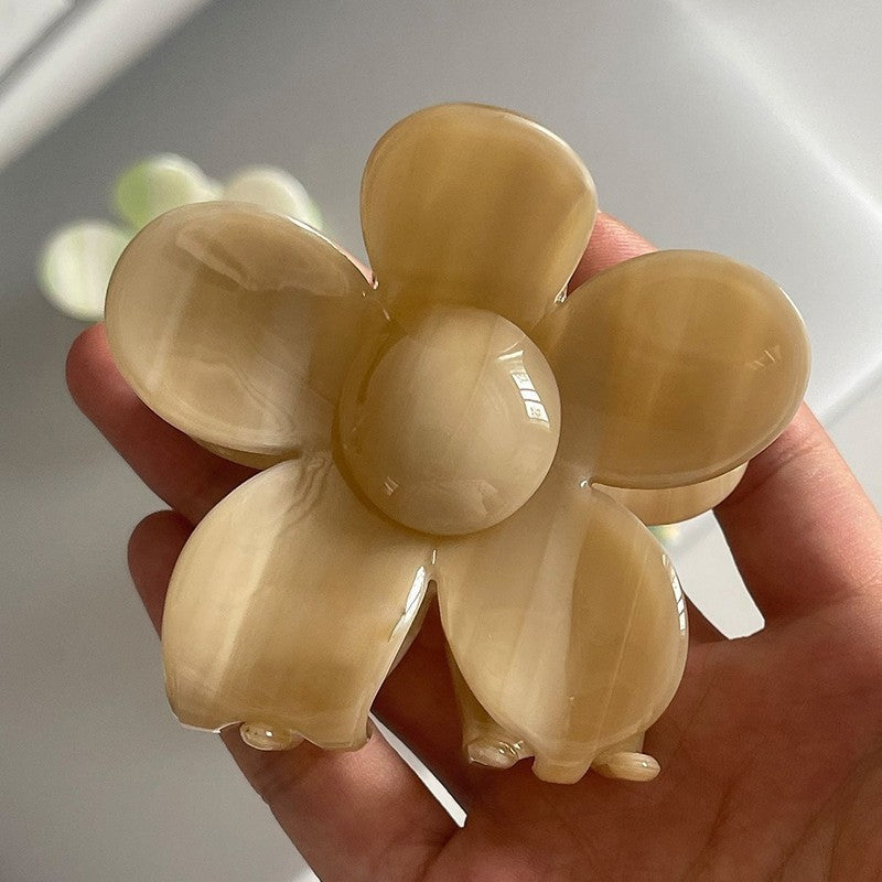 Elegant Flower Shape Hair Claw Clip