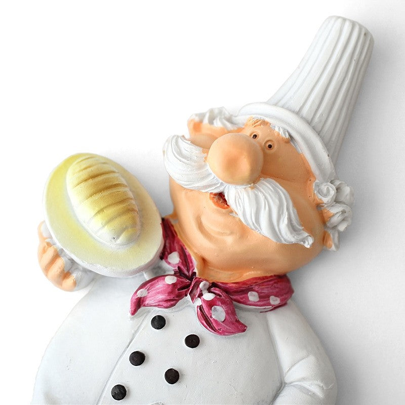 Chef Cartoon Socket Power Cord Storage Rack