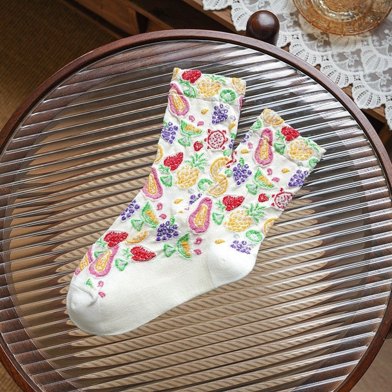 Ethnic Style Jacquard Women's Socks