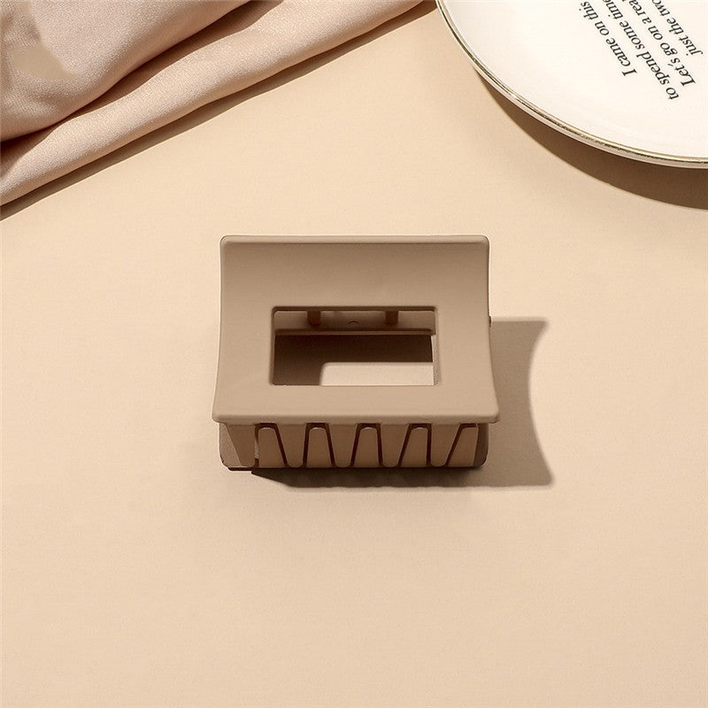 Fashion Solid Matte Hair Claw Clip
