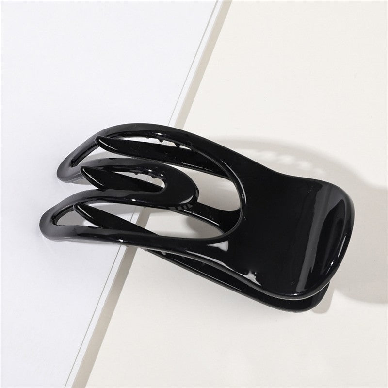 Minimalist Hair Clip Concave Coiffure Duckbill Claw Clip