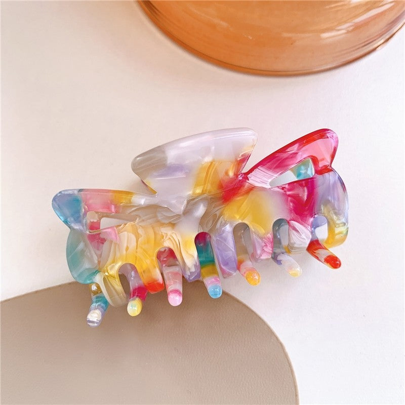 Colorful Non-Slip Medium Hair Claw Clip