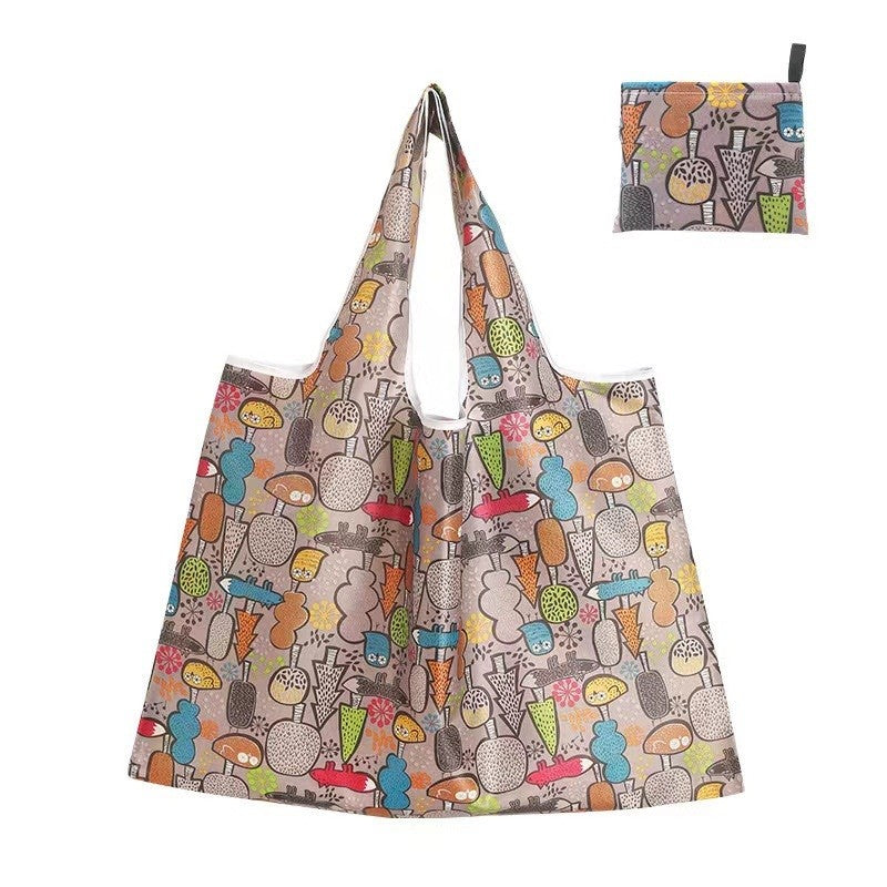 Foldable Eco-Friendly Portable Large Capacity Shopping Bag