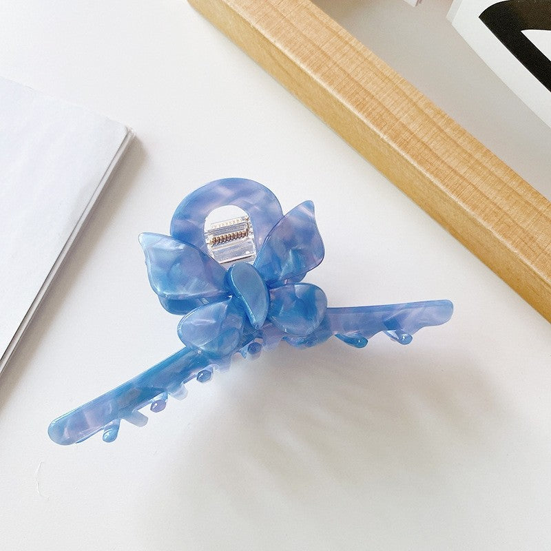 Butterfly Stitching Tie-Dye Claw Clip