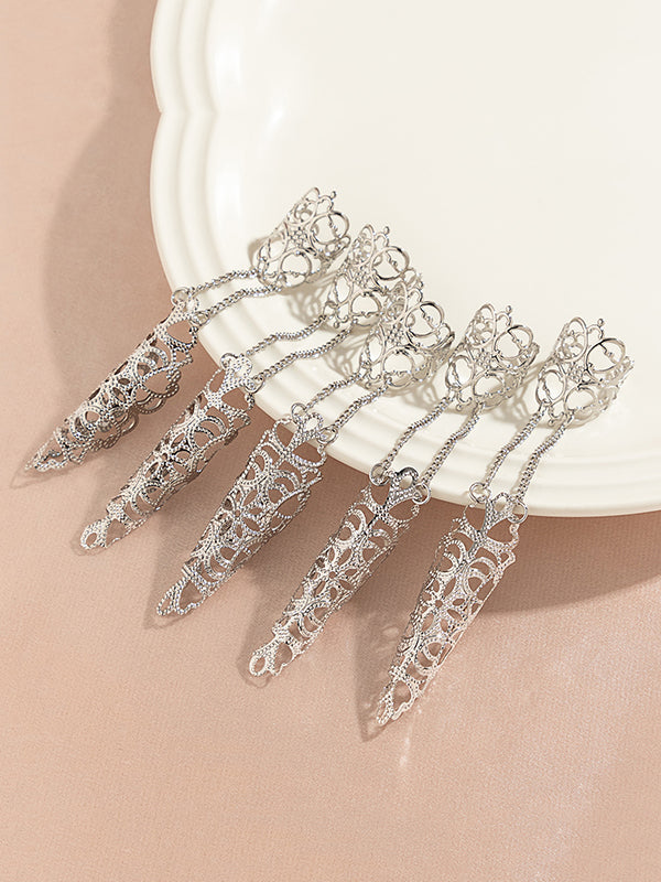 Chains Geometric Hollow Nail Protectors