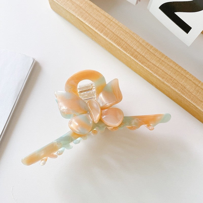 Butterfly Stitching Tie-Dye Claw Clip