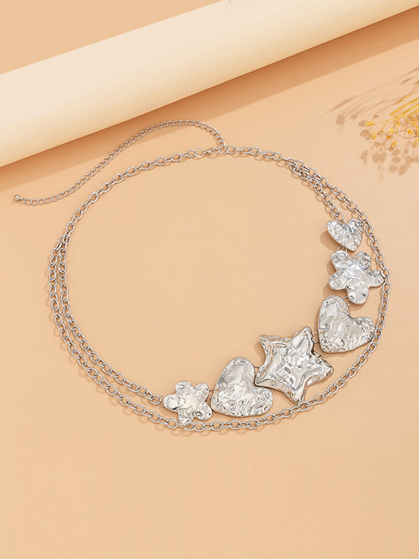 Chains Flower Shape Geometric Waist Chain Accessories