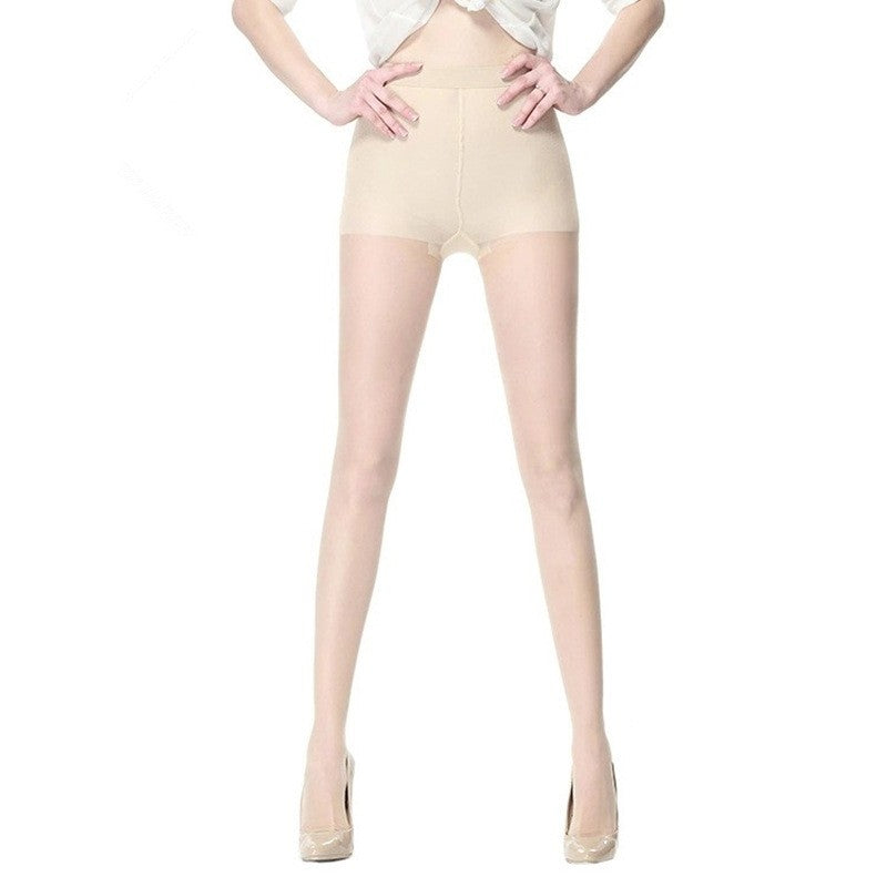 Solid Color Shaping Hip Lift Ultra-Thin Bottom Socks