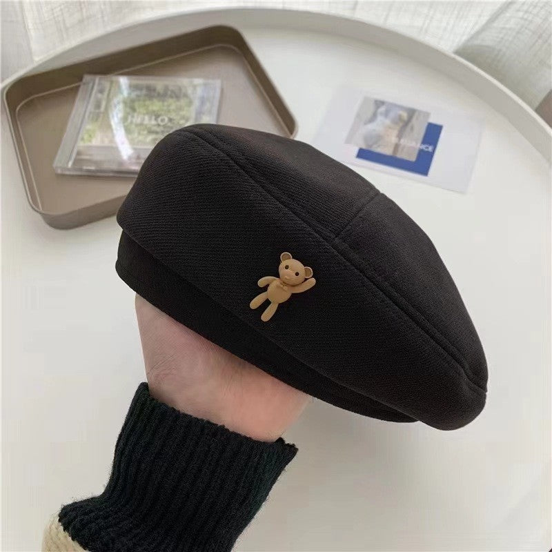 Octagonal Beret Hat By Little Bear