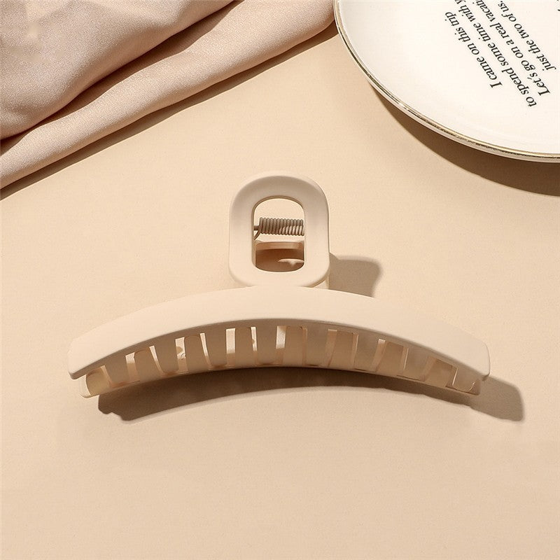 Fashion Solid Matte Hair Claw Clip
