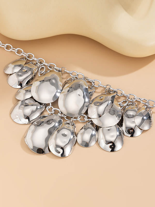 Chains Solid Color Necklaces Accessories