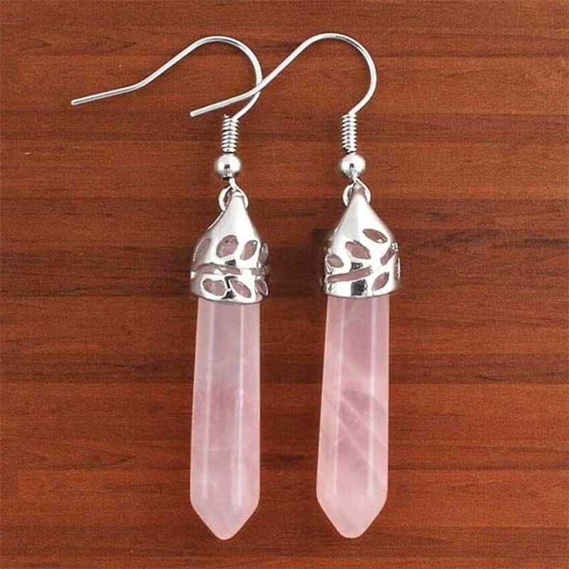 Hexagonal Stud Earrings Fashion