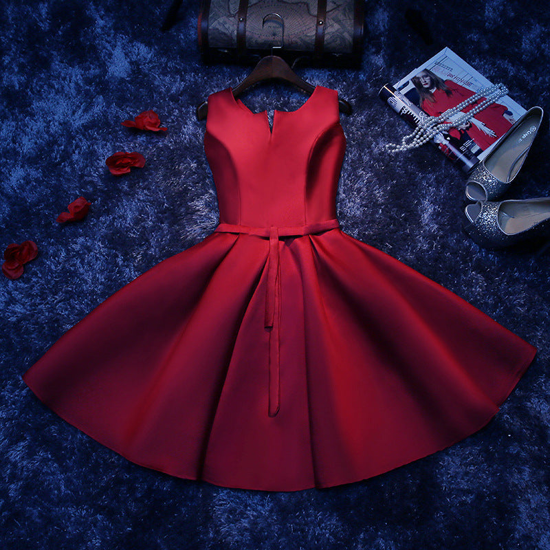 Elegant women short party dresses/Bridesmaid Dresses-Dresses-Free Shipping at meselling99