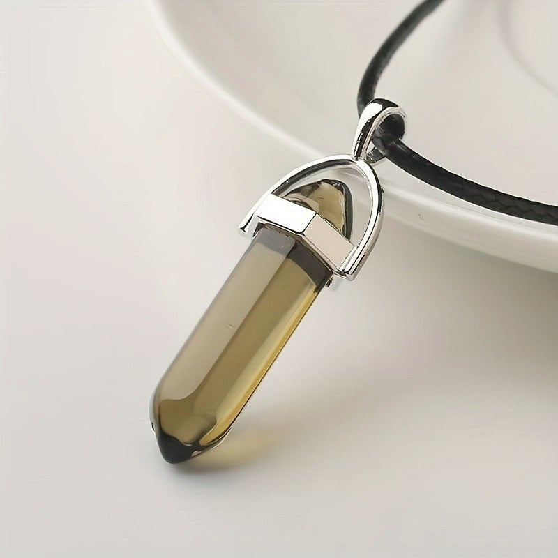 Hexagonal Pendant Necklace