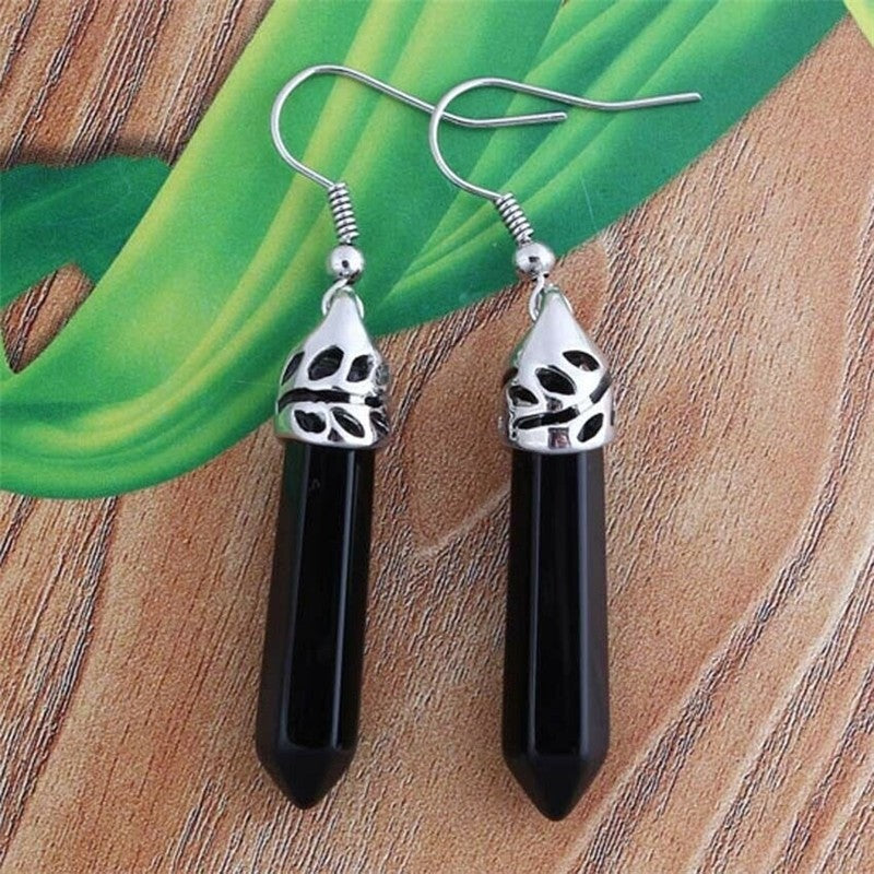Hexagonal Stud Earrings Fashion
