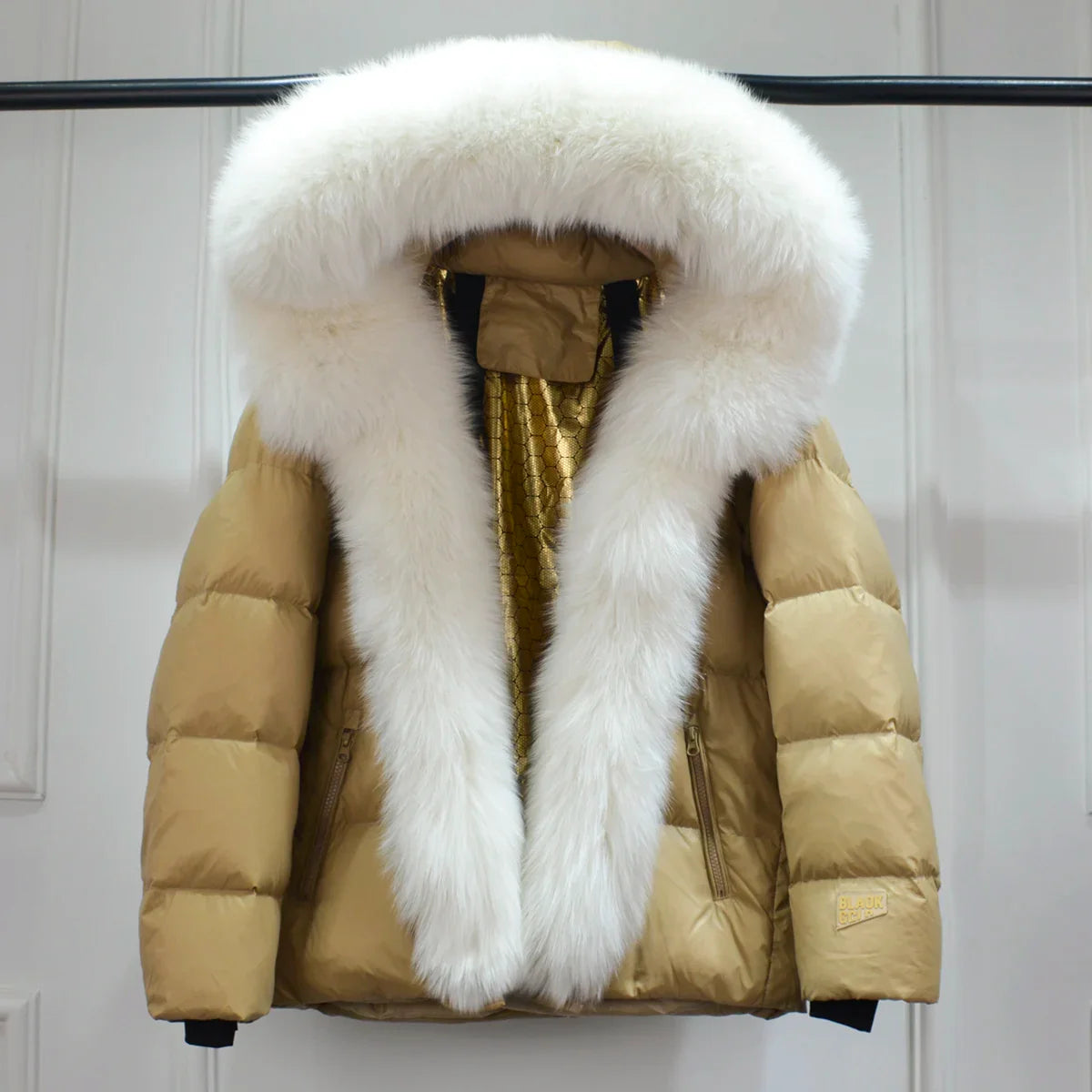 Fashion Women Winter Hoodies Faux Fur Outerwear