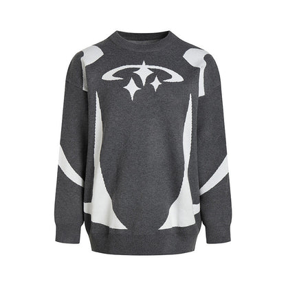 Casual Oversized Round Neck Sweater for Women