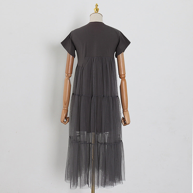 Elegant Summer Tulle Summer Dresses-Dresses-Free Shipping at meselling99