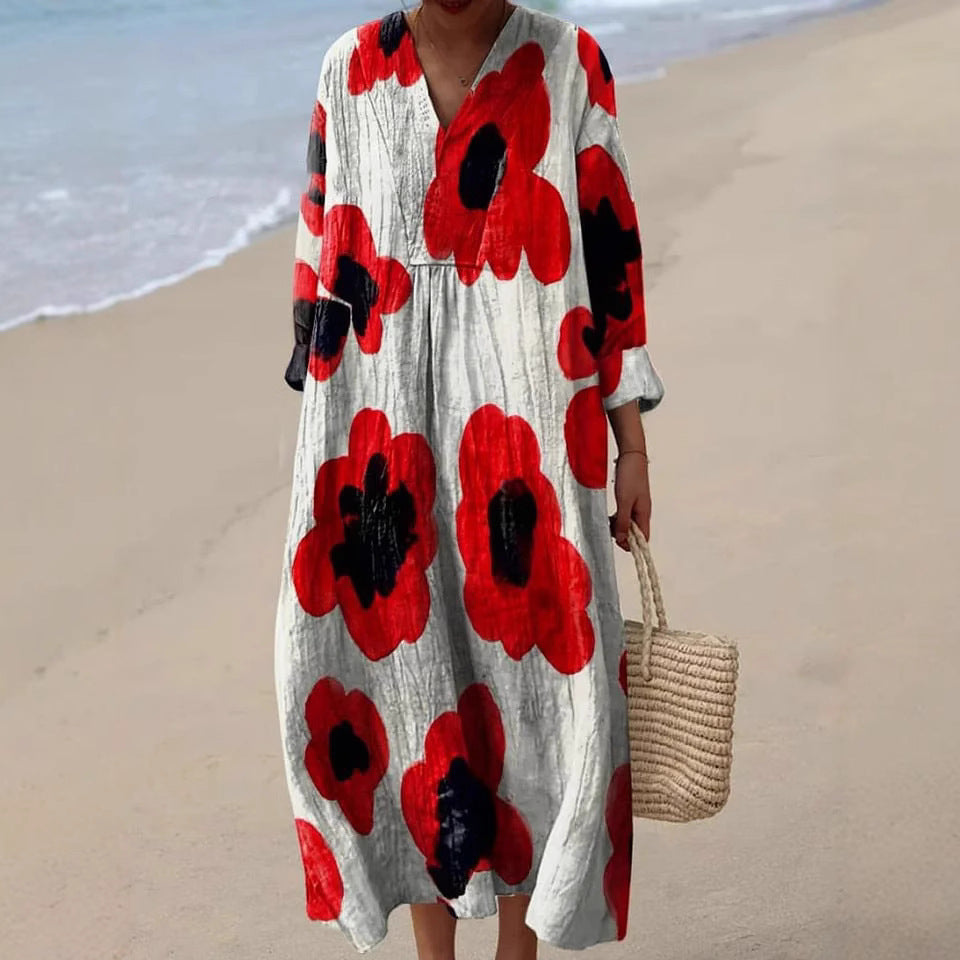 Women's Long Sleeve Shirt Dress