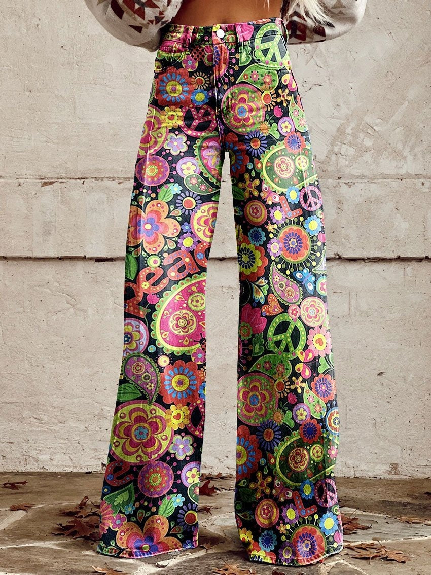 Plus Size Women's Flared Jeans