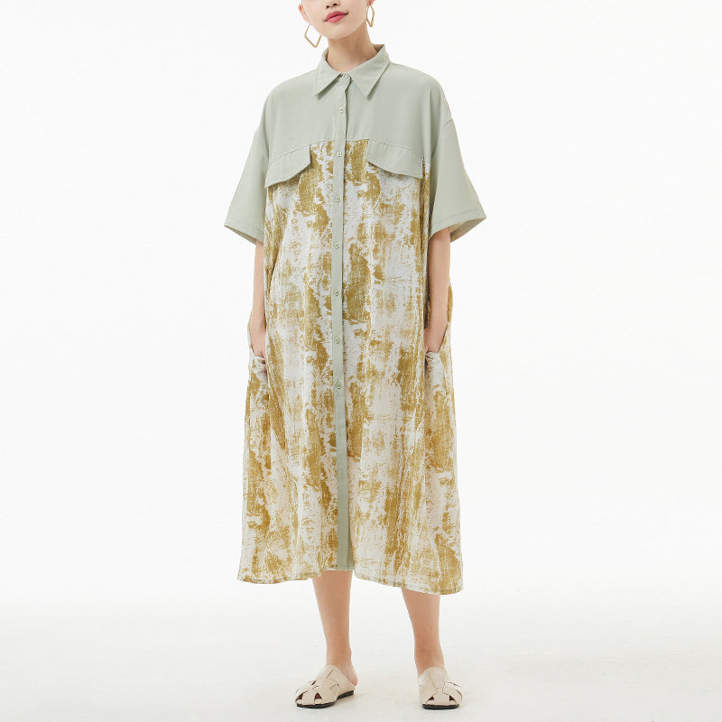 Summer Plus Sizes Long Shirts Dresses-Dresses-Free Shipping at meselling99