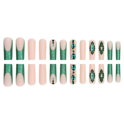 Detachable Turquoise Press on Nails