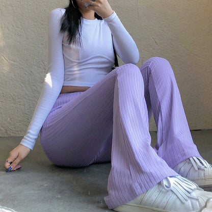 Sexy High Waist Trumpet Pants