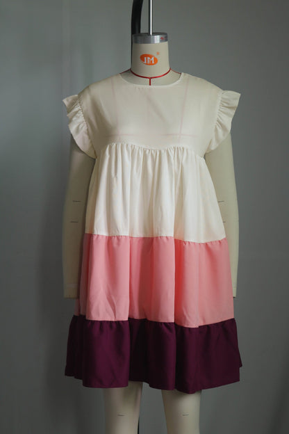 Casual Summer Ruffled Short Daily Dresses
