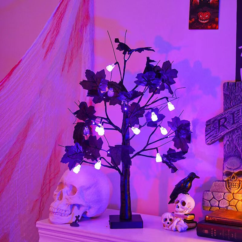 Halloween Purple LED Birch Tree Lights