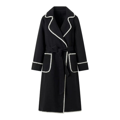 Fashion Winter Long Sleeves Woolen Coats