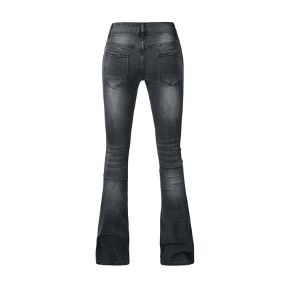 Casual Elastic Women Trumpet Jeans