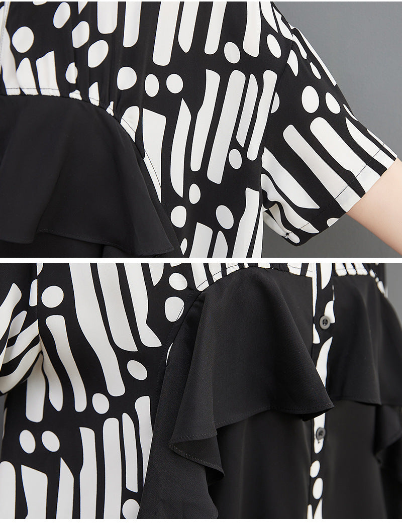 Casual Summer Chiffon Plus Sizes Long Cozy Dresses-Dresses-Free Shipping at meselling99