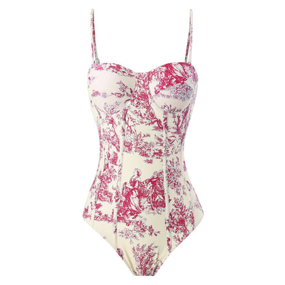 Women's One-Piece Swimsuit with Cover-Up