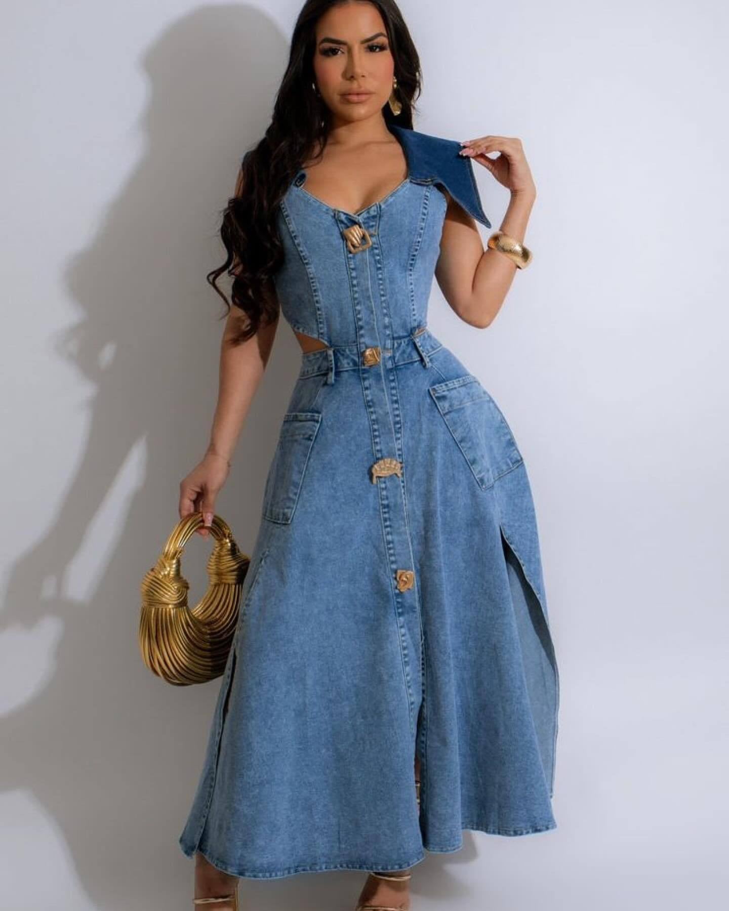 Women's Stylish Cowl Neck Sleeveless Dress