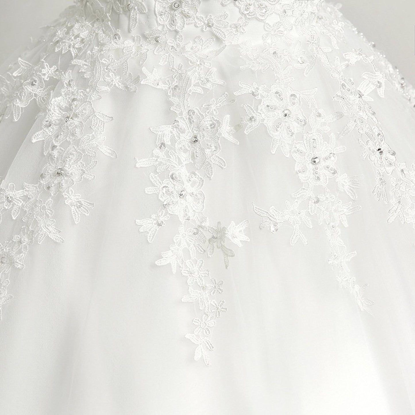 Princess High Waist Plus Sizes Wedding Dresses