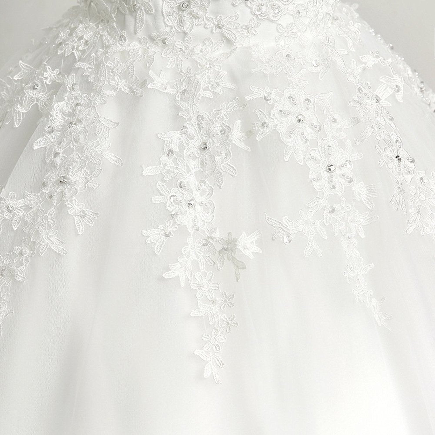 Princess High Waist Plus Sizes Wedding Dresses