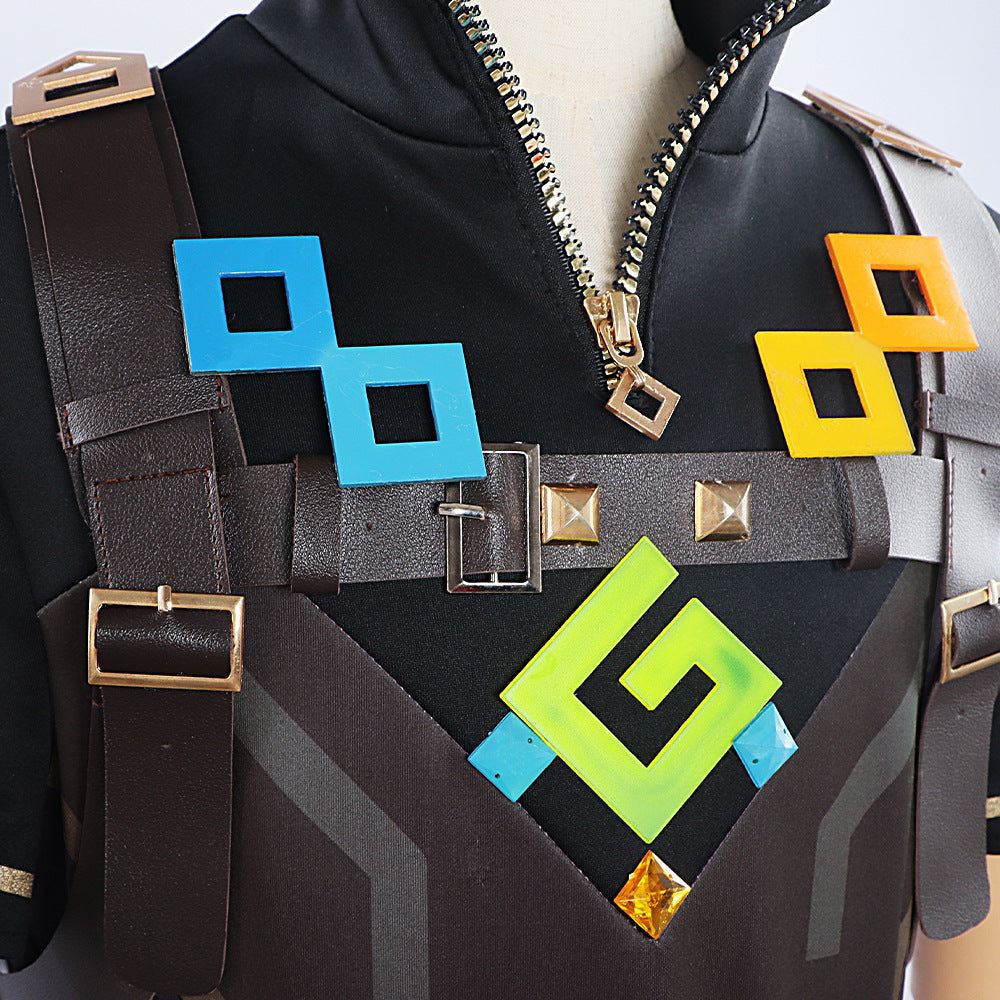 Genshin Impact Kinichi Cosplay Costume – Official Anime Game Character Outfit